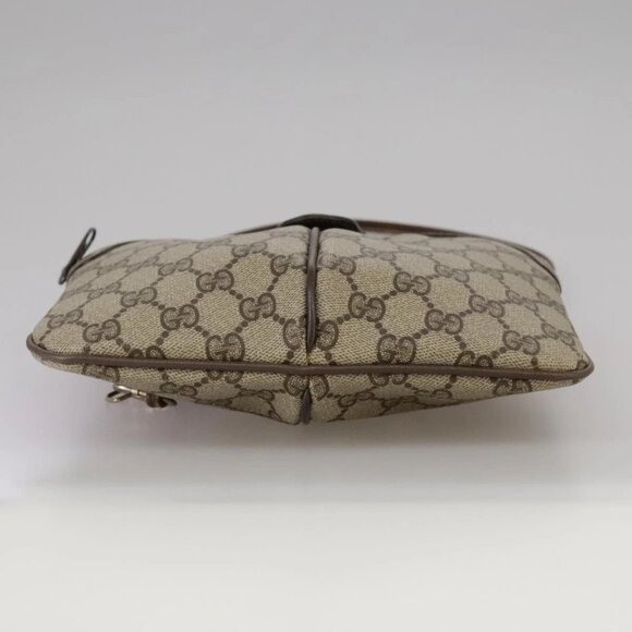 GUCCI GG Supreme Web Sherry Line Shoulder Bag PVC Beige 904 02 047 Auth 111359 - Picture 7 of 16